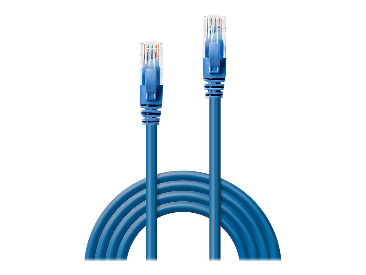 LINDY Cat.6 U/UTP Kabel, blau, 0,3m - Verpackung