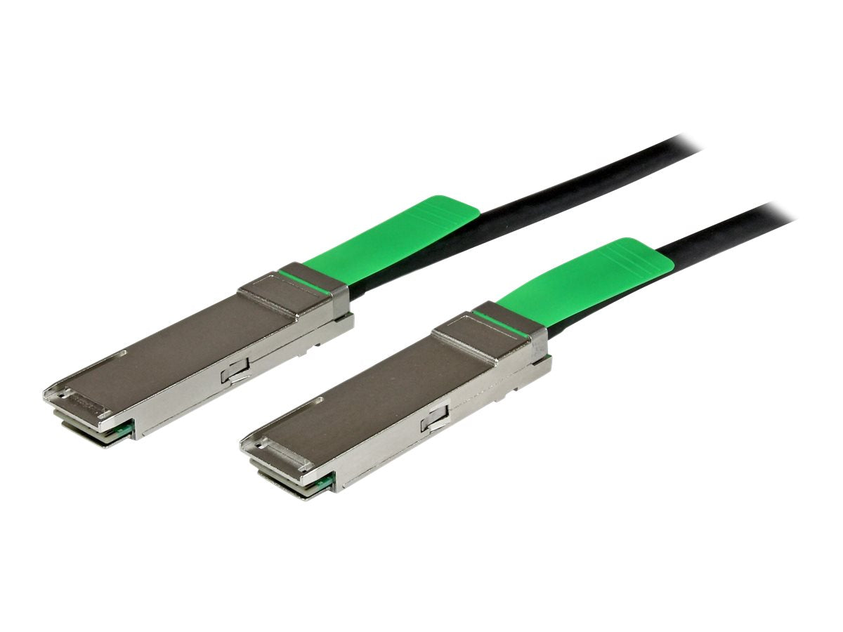 STARTECH.COM 2m QSFP+ 40-Gigabit Ethernet Kabel Anschlussansicht