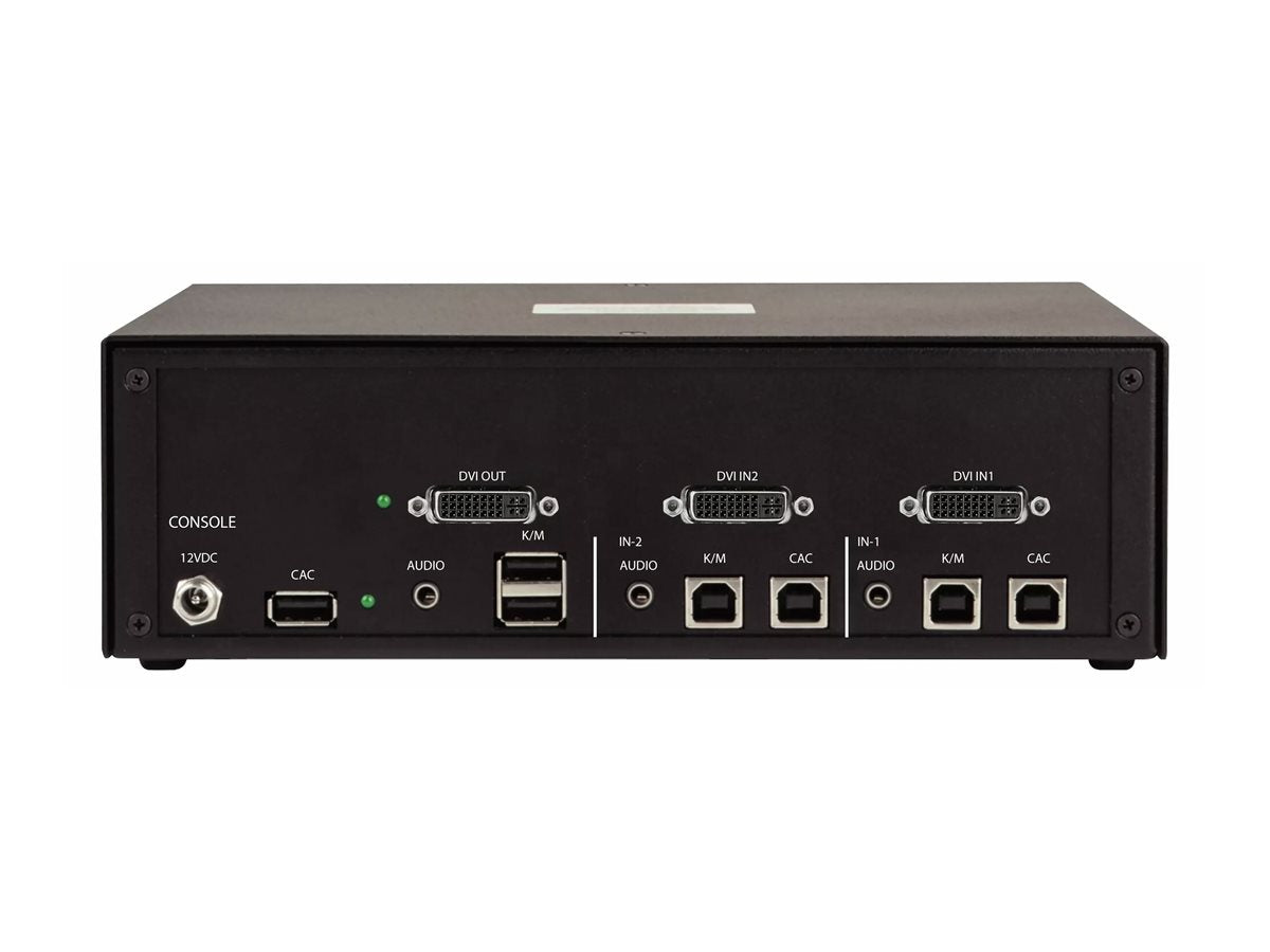 STARTECH.COM 2-Port Secure KVM Switch DVI NIAP 4.0 Zertifizierter Desktop KVM Umschalter CAC Port Made in USA
