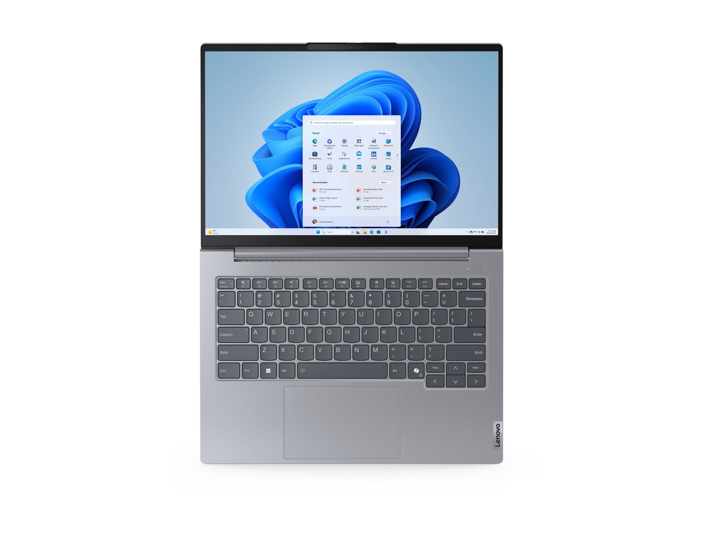 LENOVO ThinkBook 14 G7 Vorderansicht