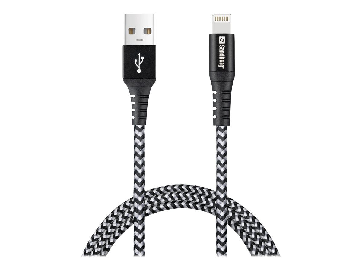 SANDBERG Survivor Lightning Cable 1M - Vorderansicht
