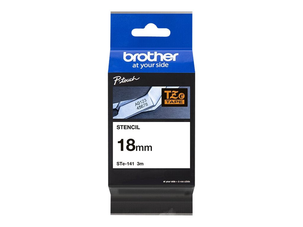 BROTHER ETS tape schwarz 18mm - Anwendung