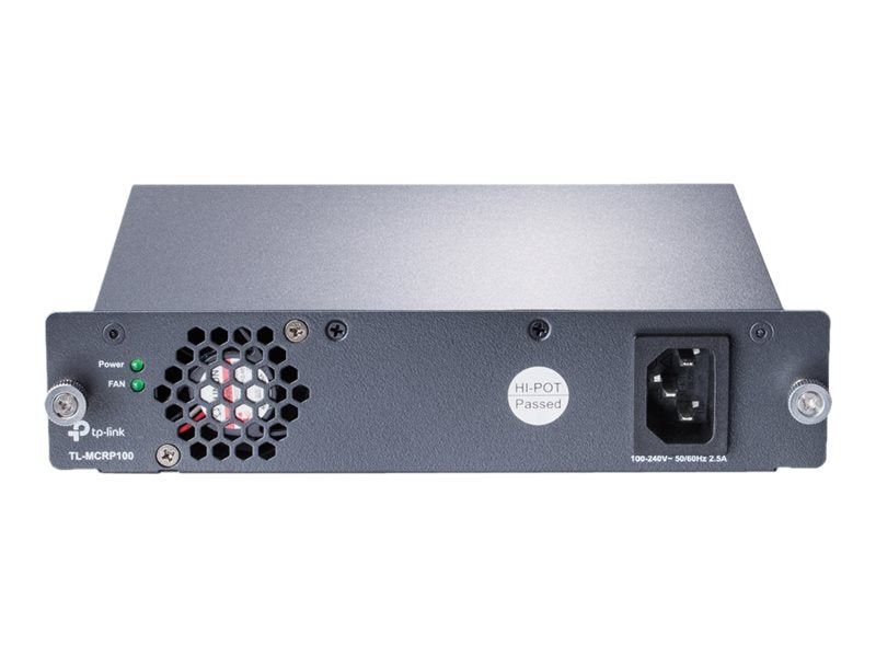 TP-LINK MCRP100 Omada Redundant Power Supply Module 100-240VAC Input 12VDC Output Up to 75 watts output power
