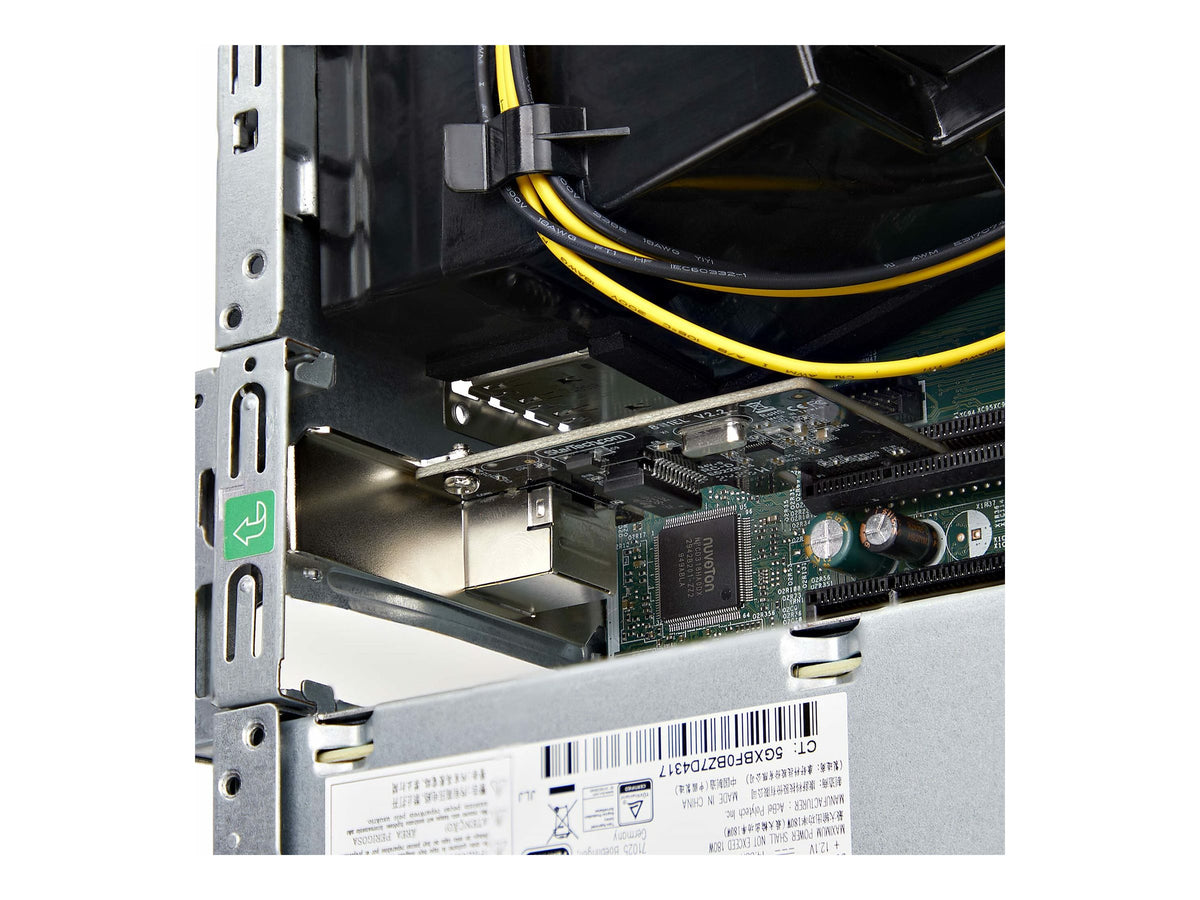 STARTECH.COM 1-Port Gigabit Netzwerkkarte PCI-Express LAN-Karte Niedrigprofil NIC Realtek RTL8111H 1G PCIe Netzwerkadapter