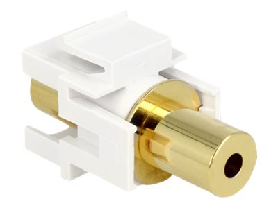 DELOCK Keystone Modul Klinkenbuchse 3,5 mm 4 Pin - Vorderansicht