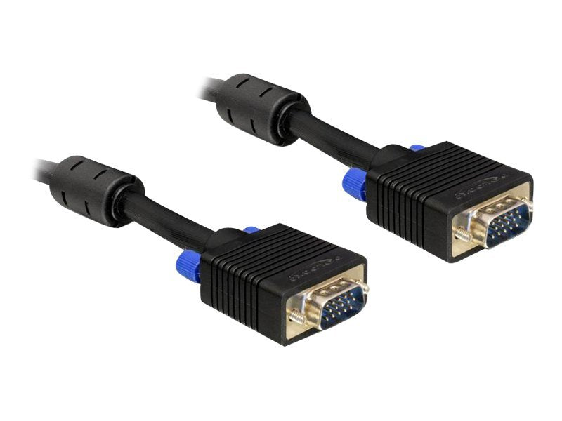 DELOCK Kabel Monitor 2,0m SVGA St/St Vorderansicht
