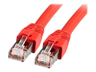 EFB RJ45 Patchkabel S/FTP Cat8.1 LSZH ROT 3,0m Vorderansicht