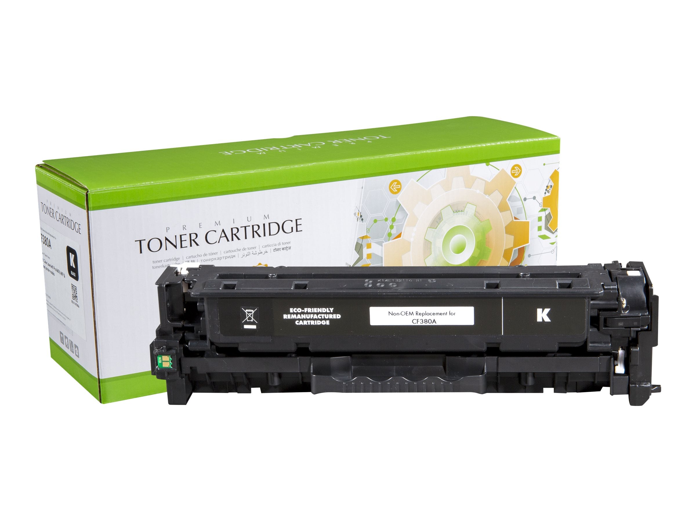 STATIC Tonerpatrone HP CF380A schwarz - Vorderansicht