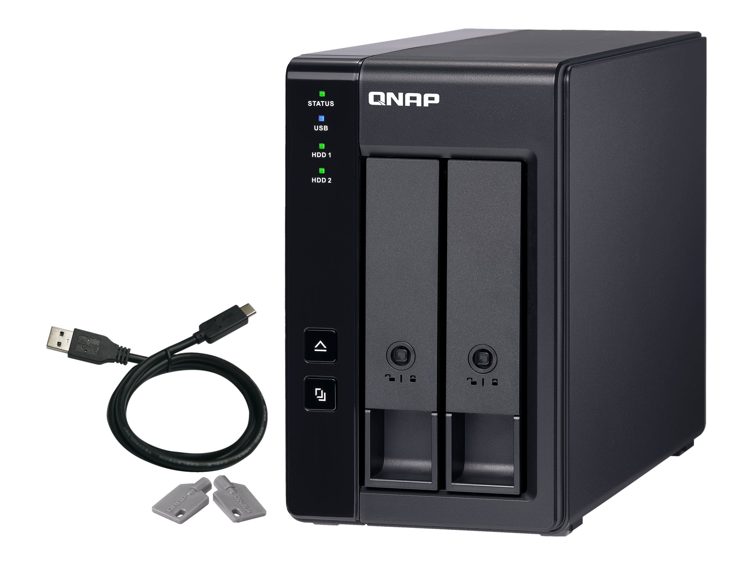 QNAP TR-002 Festplatten-Array Detailansicht
