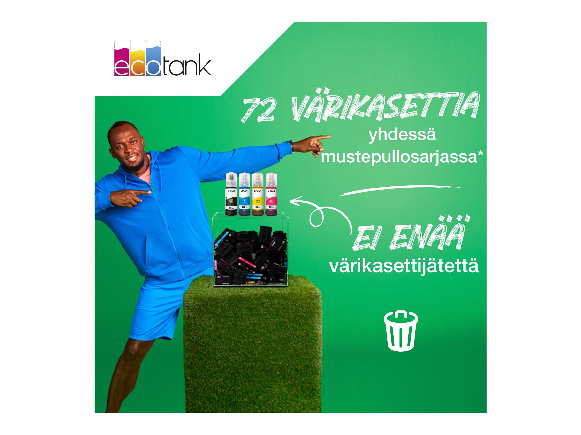 EPSON 1LB 104 EcoTank Magenta Tintenflasche Vorderansicht