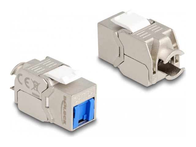 DELOCK Keystone Modul RJ45 Buchse zu LSA Cat.6A - Vorderansicht