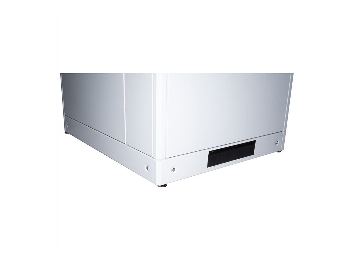 ROLINE Sockel für Netzwerkschrank 800x1000 BxT grau - Seitenansicht
