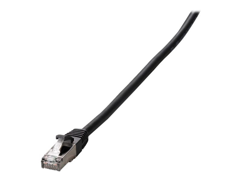 EFB RJ45 Patchkabelverlängerung Cat.6A S/FTP AWG26 schwarz 1m - Verpackung