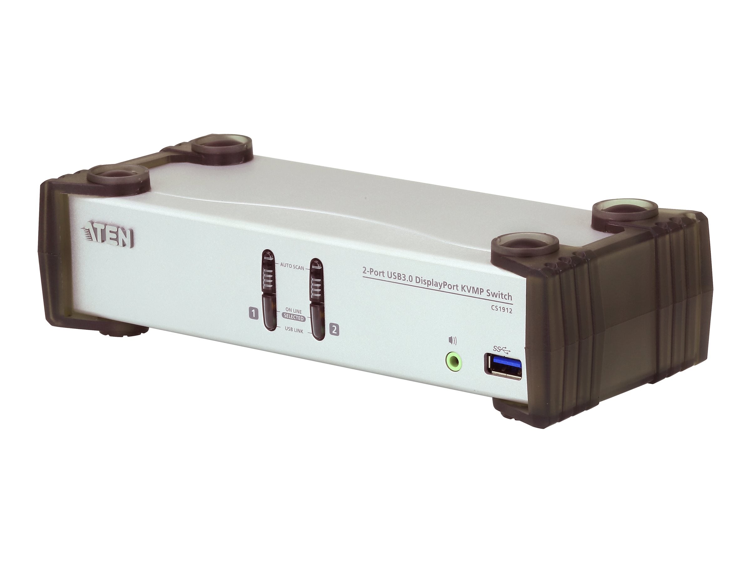 ATEN CS1912 DisplayPort KVM Switch 2-Port Vorderansicht