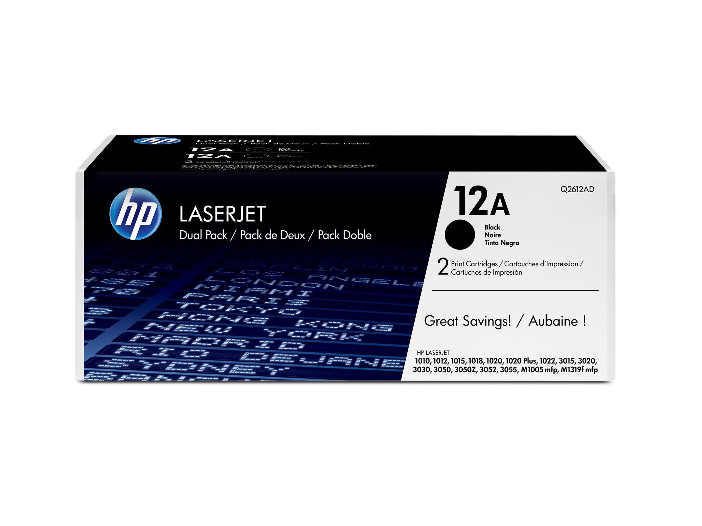 HP 12AD Laserjet Original Toner Verpackung
