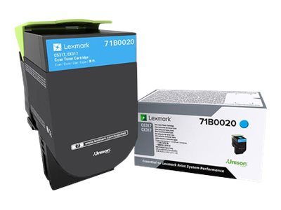 LEXMARK Cyan Toner Regular Open Channel CRTG Vorderansicht