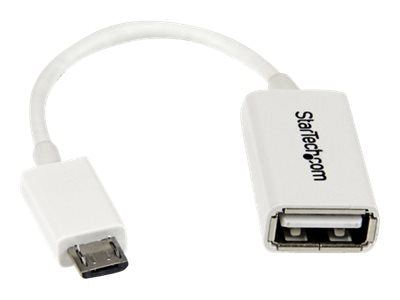 STARTECH.COM Micro USB auf USB OTG Adapter Stecker / Buchse - Detailansicht