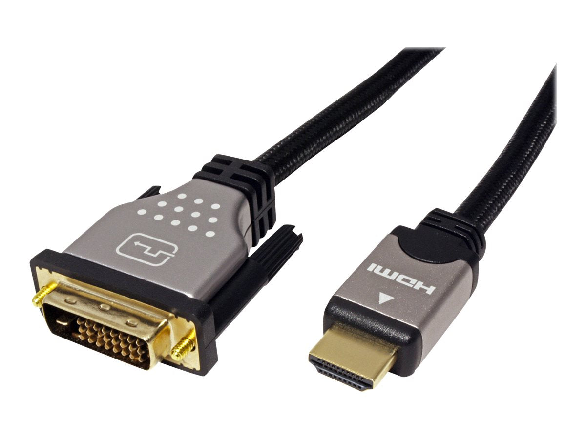 ROLINE Monitorkabel DVI - HDMI ST-ST dual link 1,5m Verpackung