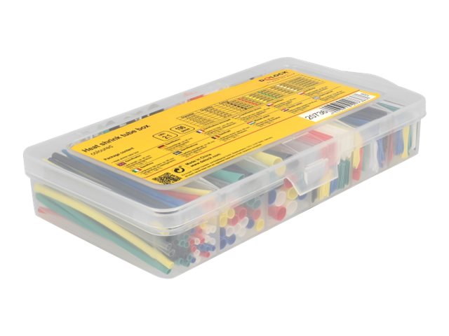 DELOCK Schrumpfschlauch Sortimentsbox Vorderansicht
