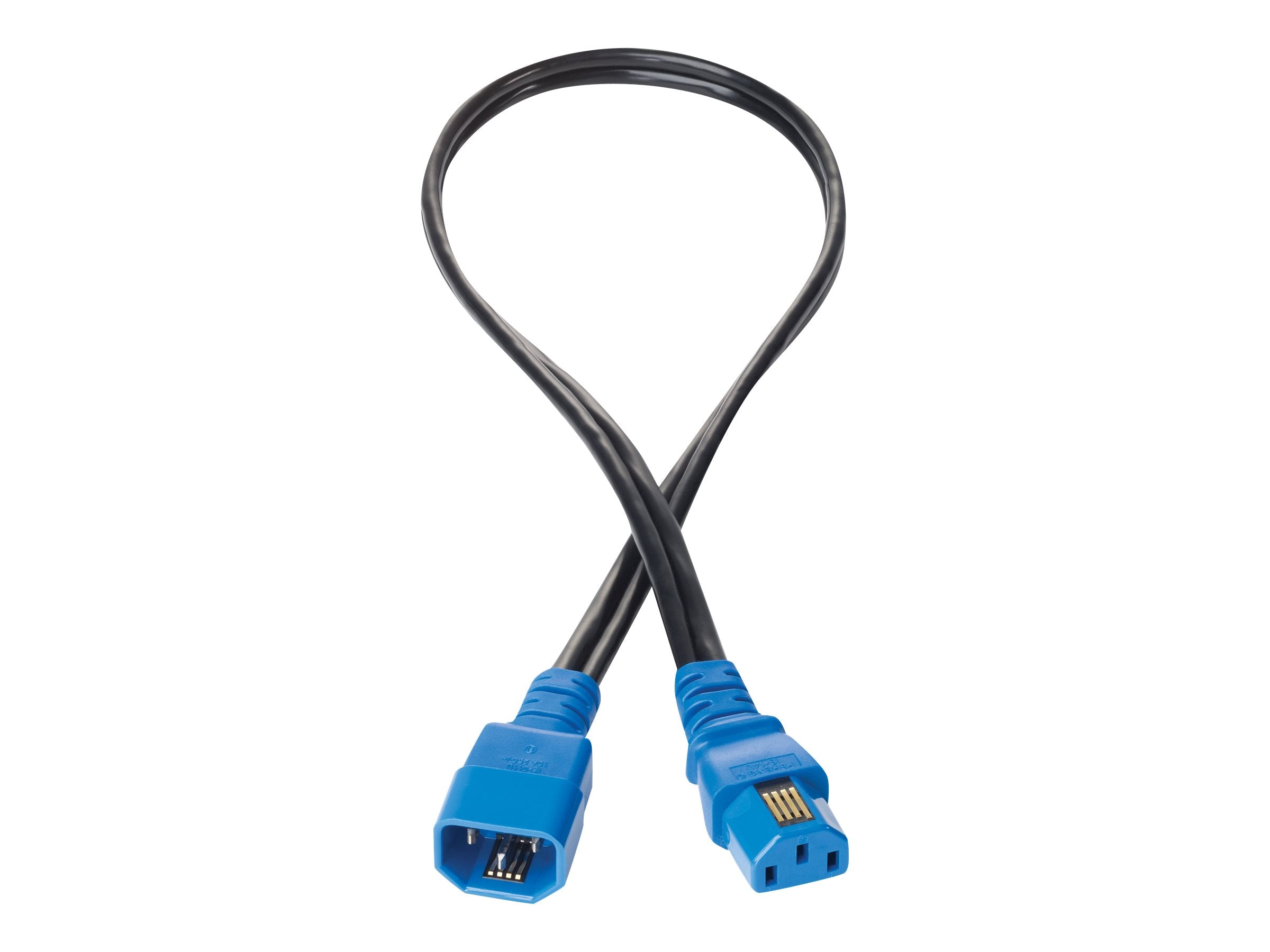 HPE Power Cable grey 10A C13 to C14 200cm - Vorderansicht