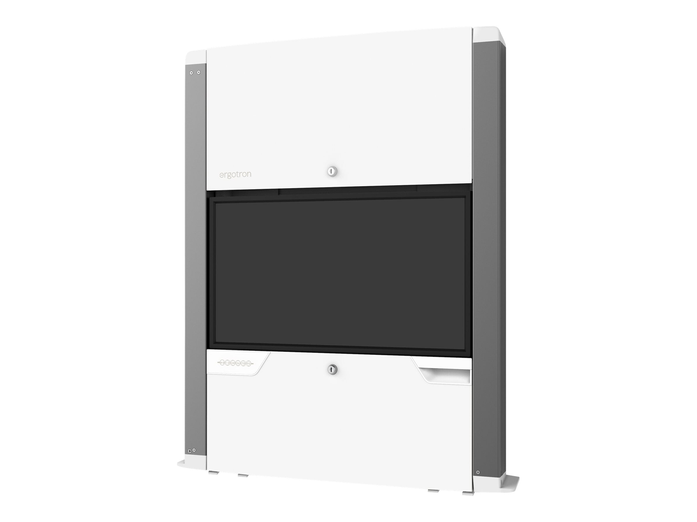 Vorderansicht des ERGOTRON CareFit 60,96cm 24Zoll Sit-Stand Gehäuse
