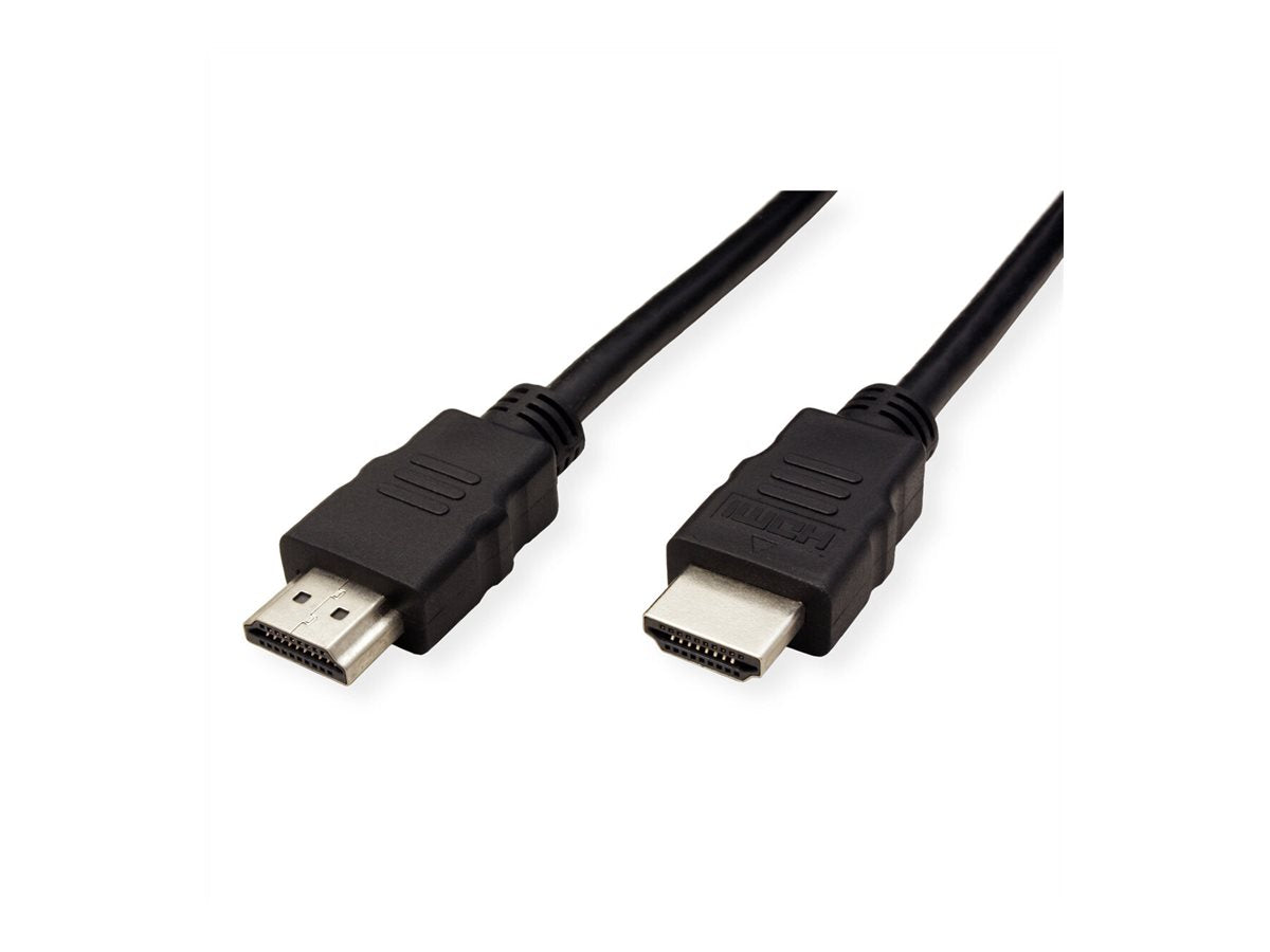 ROLINE GREEN HDMI High Speed Kabel mit Ethernet TPE schwarz 1m - Anschlussansicht