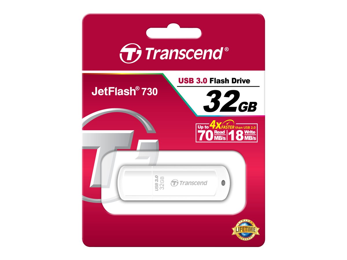 TRANSCEND JetFlash 730 32GB USB 3.0 Verpackung