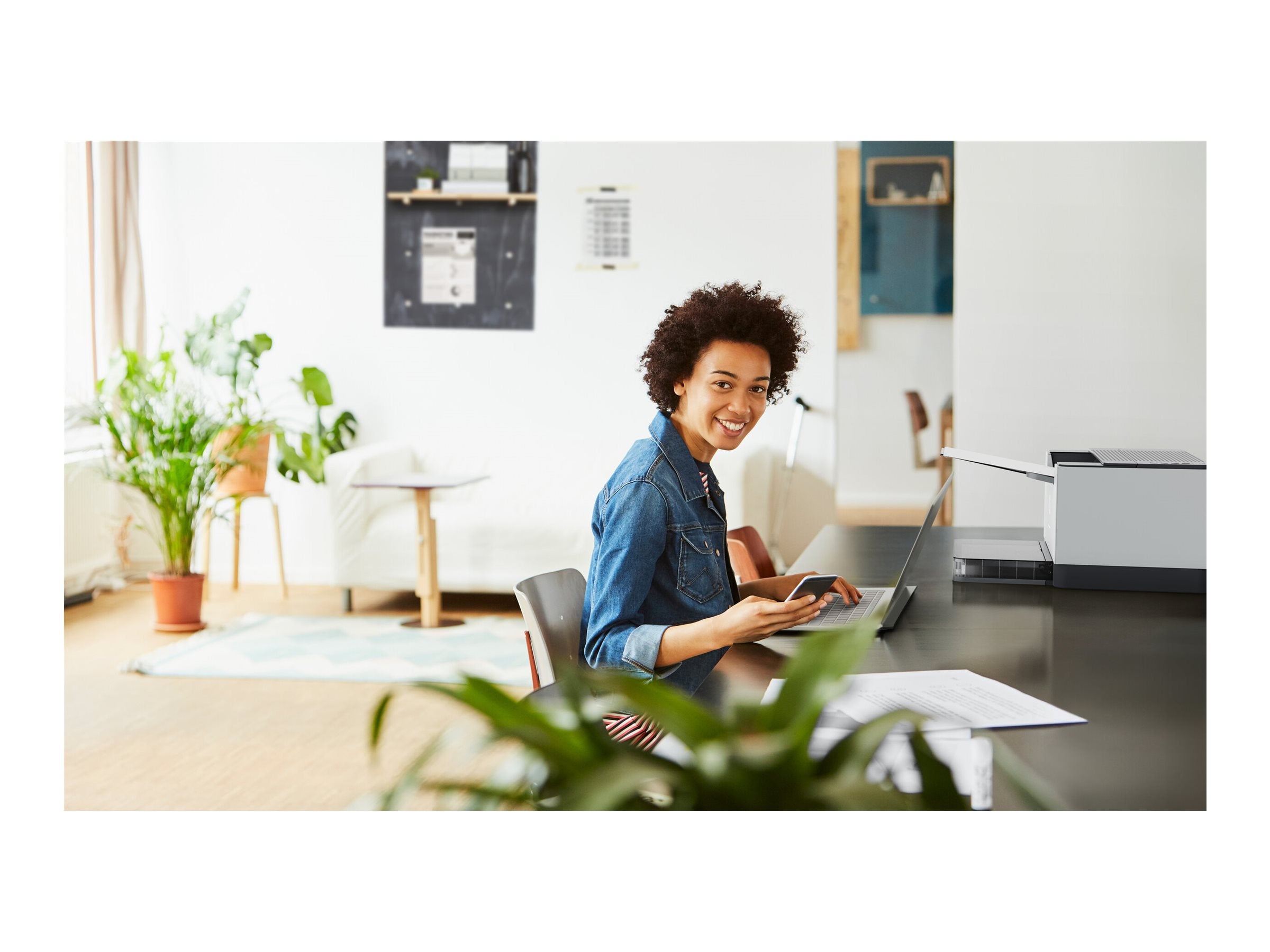 HP LaserJet M207dw Printer Rückansicht