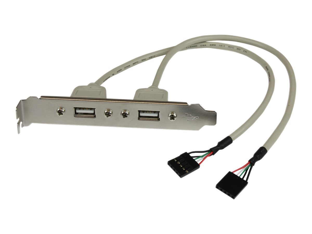 STARTECH.COM 2 Port USB A Female Slot Plate Adapter Verpackung