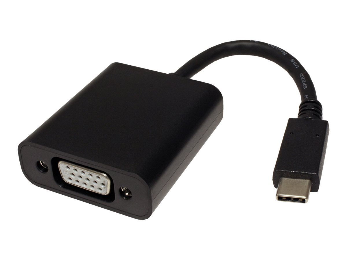 VALUE Display Adapter USB Typ C - VGA Vorderansicht