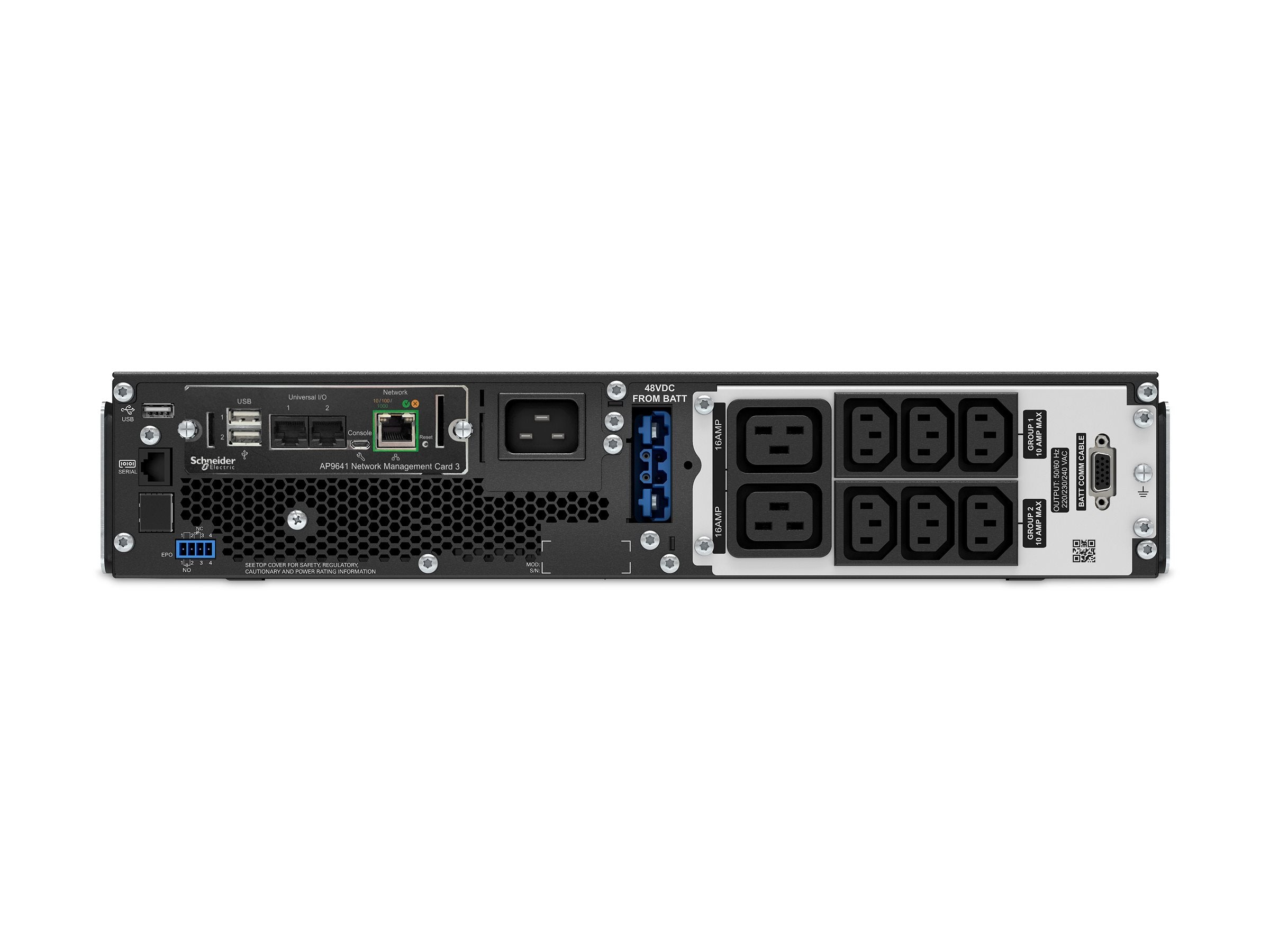 APC SMART-UPS SRT LI-ION 3000VA ohne Batterie - Vorderansicht