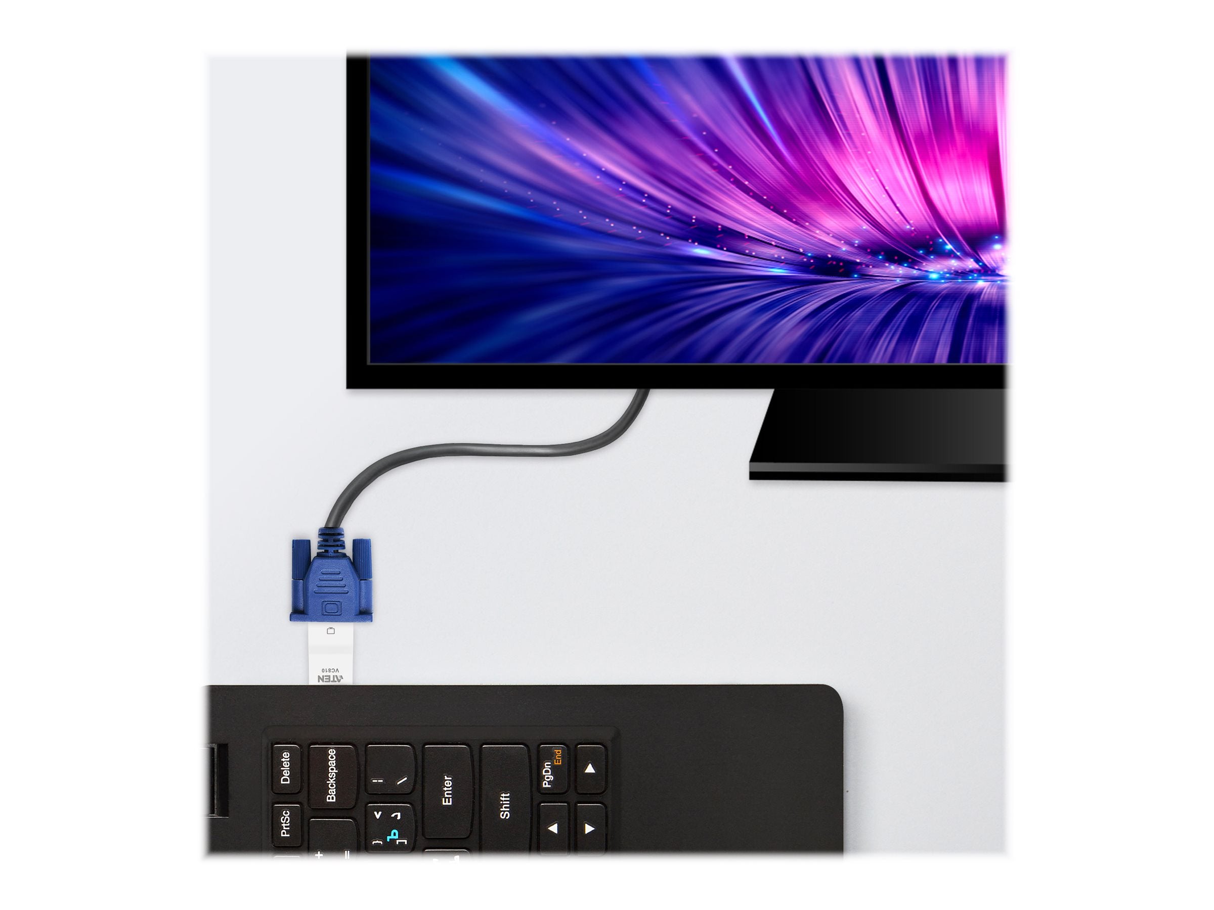 ATEN VC810 HDMI auf VGA Konverter Vorderansicht