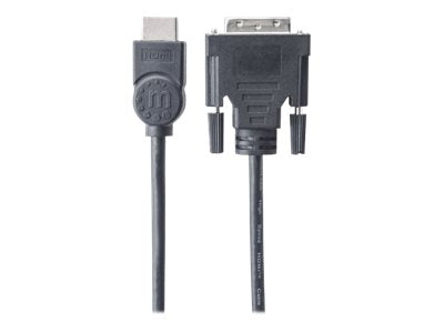 MANHATTAN HDMI / DVI Kabel 1,8m schwarz - Verpackung