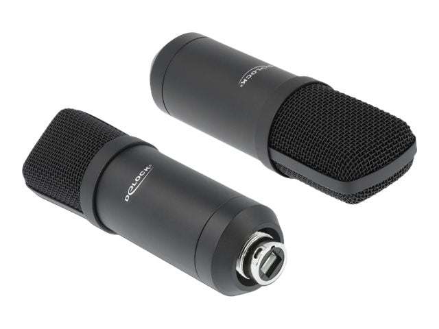 DELOCK Professionelles USB Kondensator Mikrofon Set Verpackung