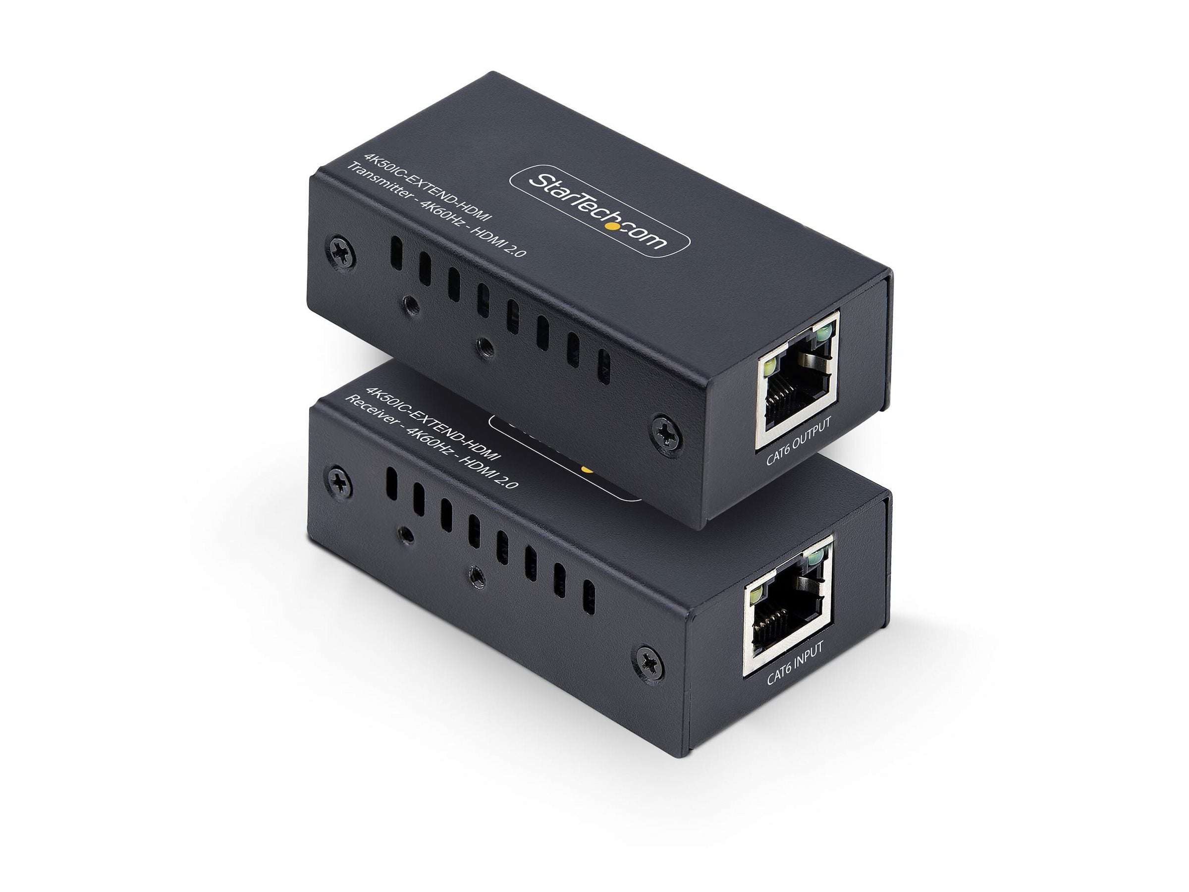 STARTECH.COM HDMI uber Netzwerkkabel Extender CAT5e/CAT6 4K 60Hz HDMI via Ethernet max.60m Power Over Cable HDMI uber LAN