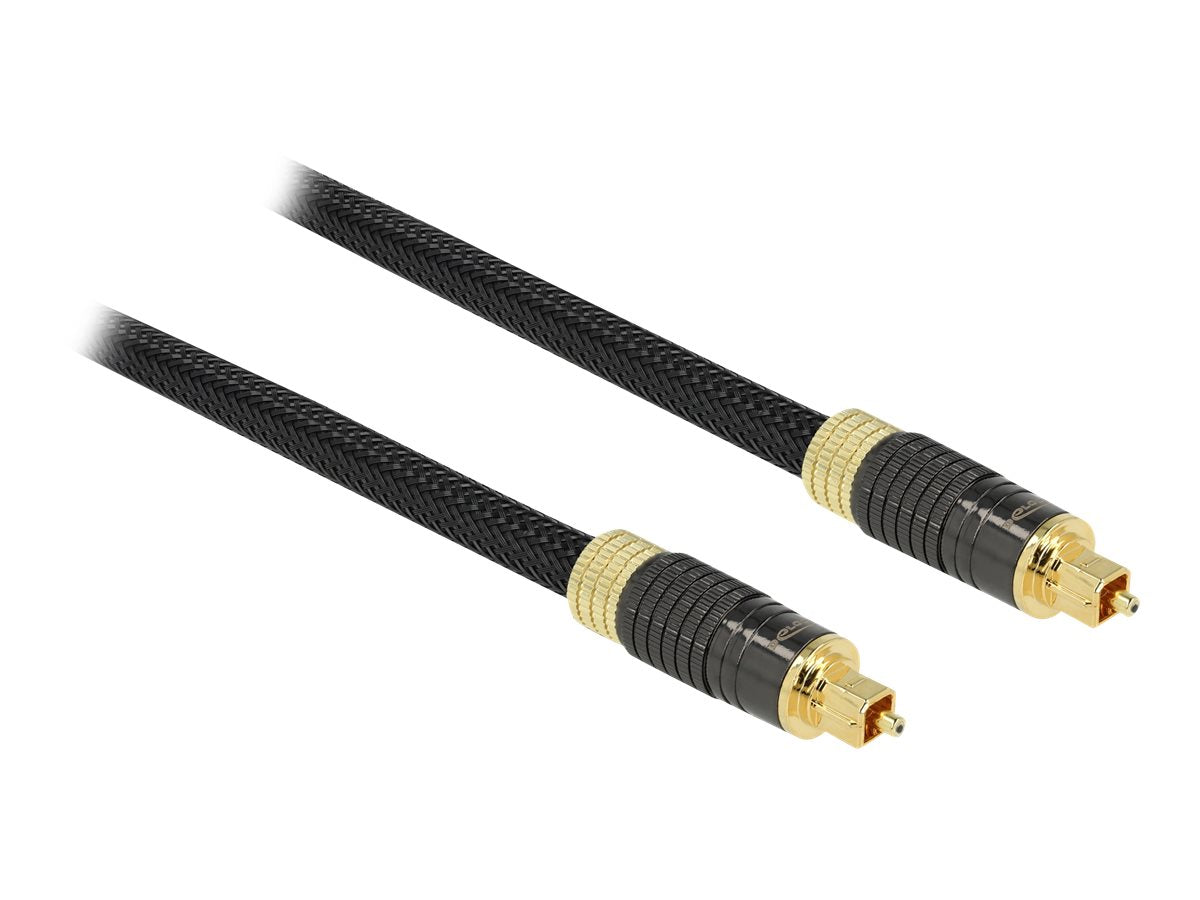 DELOCK TOSLINK Standard Kabel Stecker - Stecker 1m Verpackung