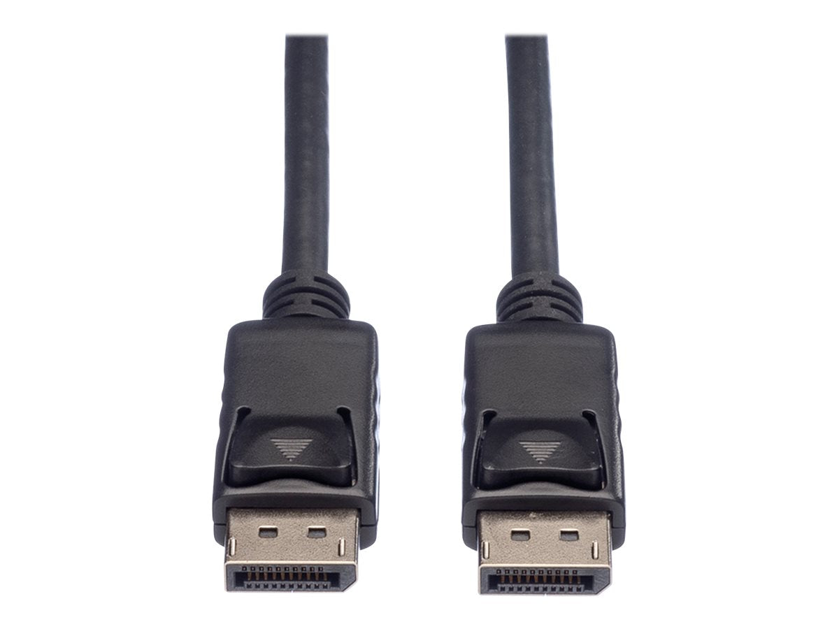 ROLINE DisplayPort Kabel DP ST - ST LSOH schwarz 5m Vorderansicht