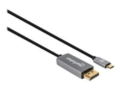 MANHATTAN 8K 60Hz USB-C to DisplayPort 1.4 Adapter Cable 2m - Anschlussansicht