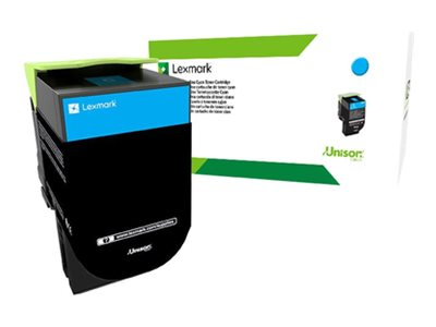 LEXMARK 702HCE Toner cyan Vorderansicht
