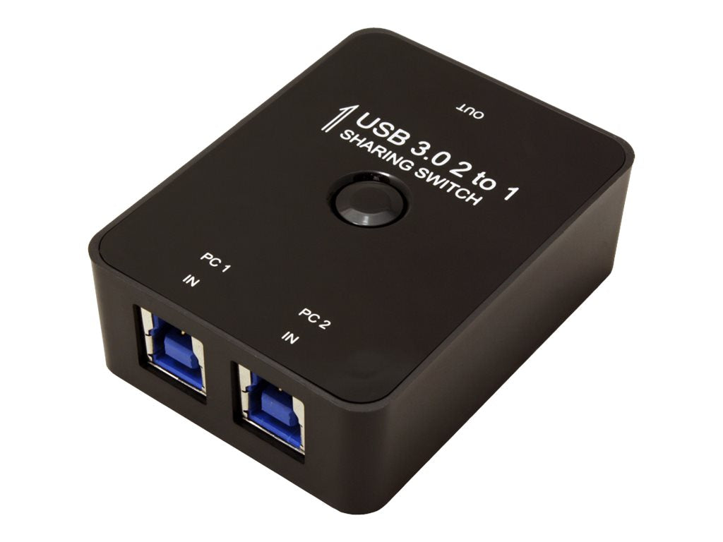 VALUE Manueller USB 3.2 Gen 1 Switch 2 Ports Anschlussansicht