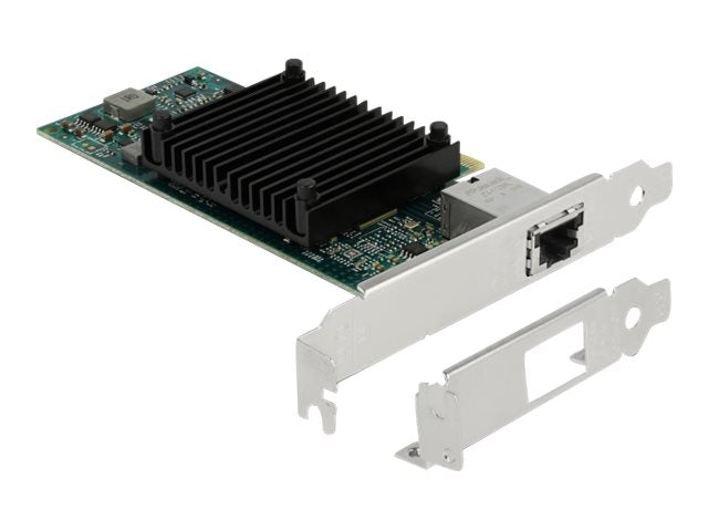 DELOCK PCI Express x8 Karte 1x RJ45 10 Gigabit LAN i82599 Vorderansicht