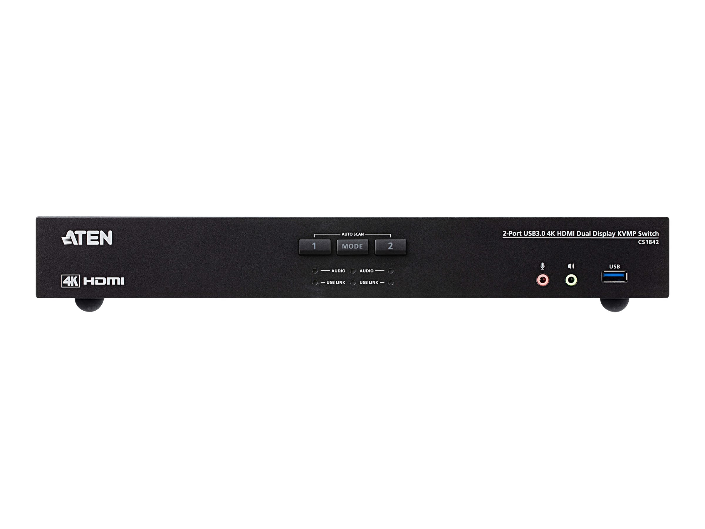 ATEN CS1842 2-Port True 4K HDMI Dual-View KVM Switch Verpackung