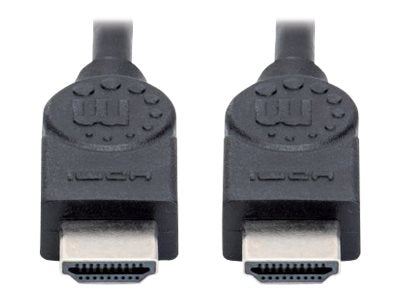 MANHATTAN High Speed HDMI-Kabel ARC 3D 4K30Hz HDMI-Stecker auf HDMI-Stecker geschirmt schwarz 1