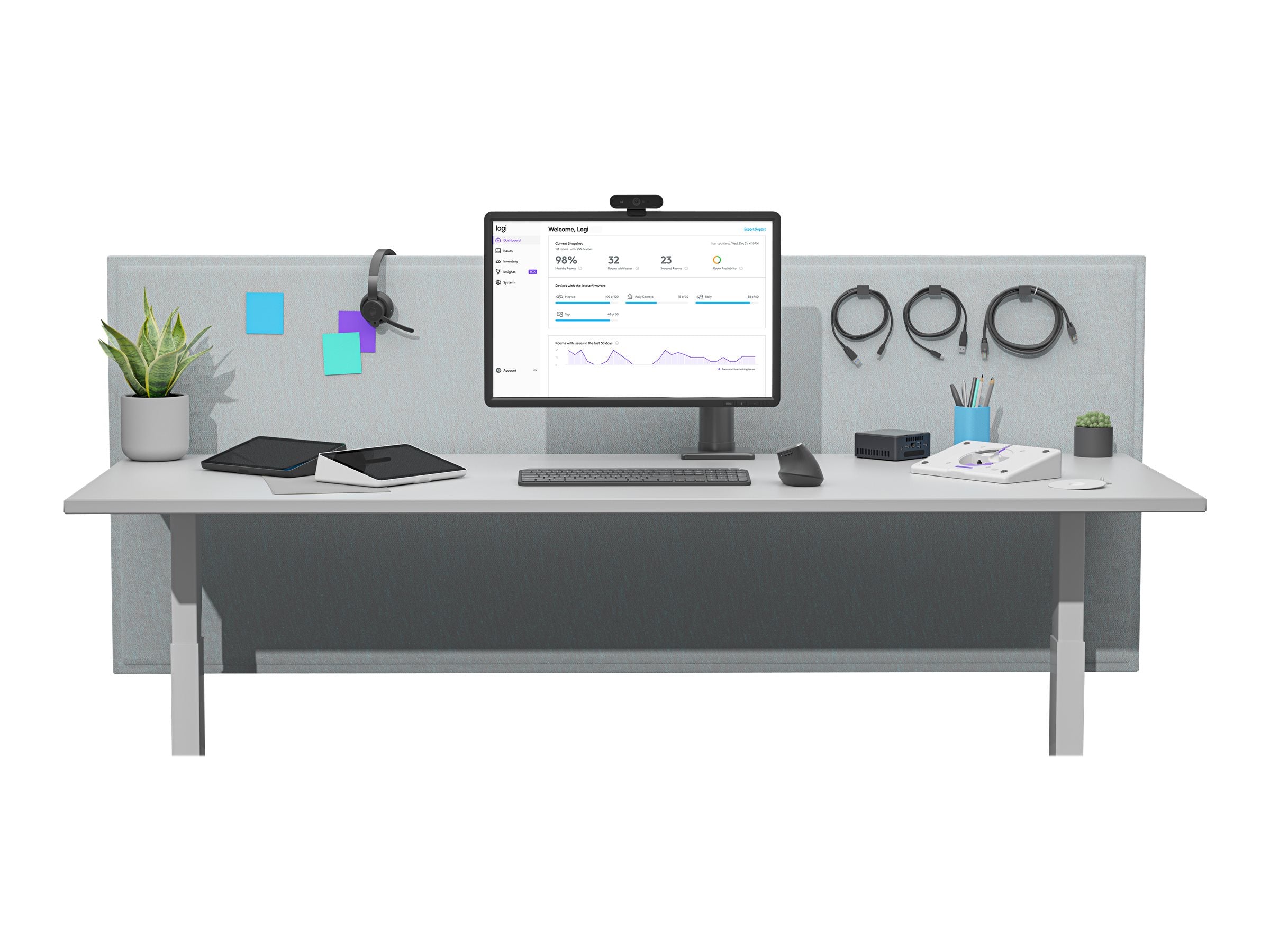 LOGITECH Tap IP Videokonferenzkomponente Vorderansicht
