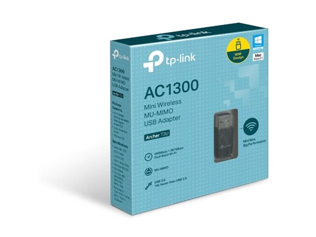 TP-LINK Archer T3U AC1300 USB WLAN-Adapter Verpackung