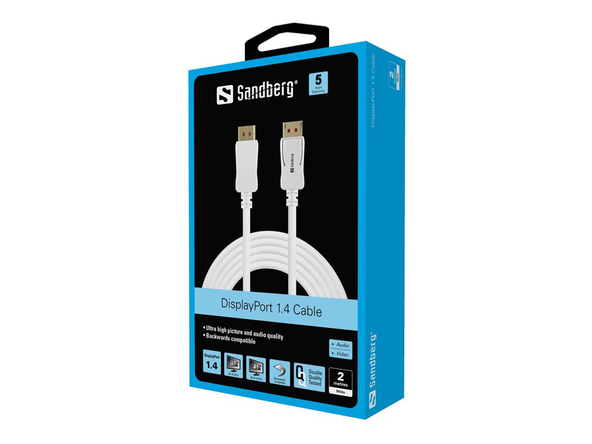 SANDBERG DisplayPort 1.4 8K60Hz 2m Verpackung