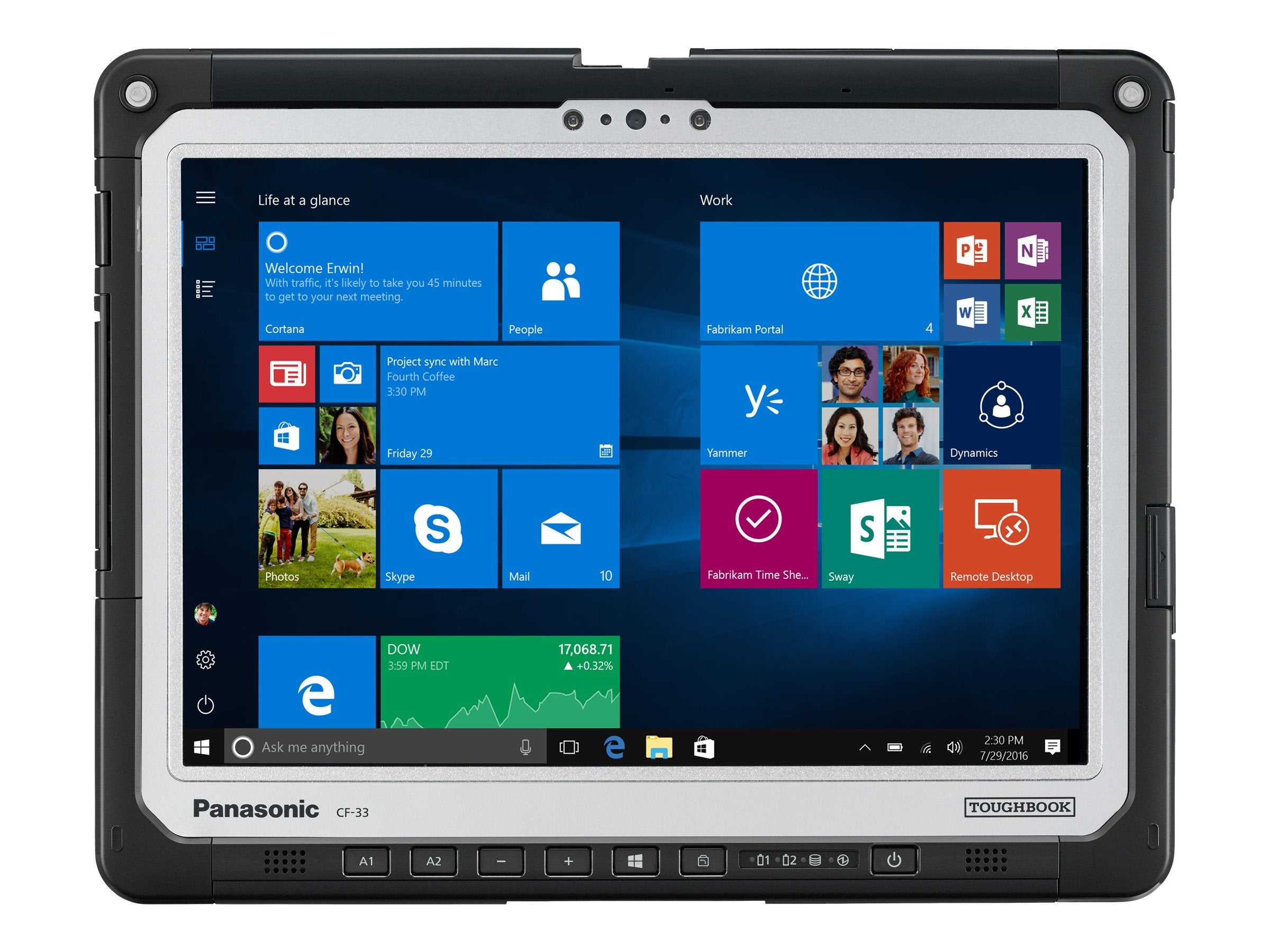 PANASONIC TOUGHBOOK MK2 CF-33 Tablet Vorderansicht