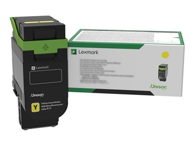LEXMARK CS531 CX532 Yellow Return 8.8K Cartridge Vorderansicht