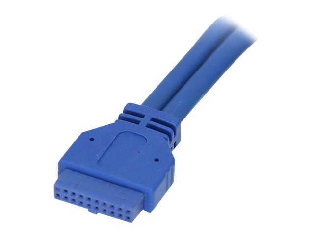 STARTECH.COM 2 Port Panel Mount USB 3.0 Kabel - Vorderansicht