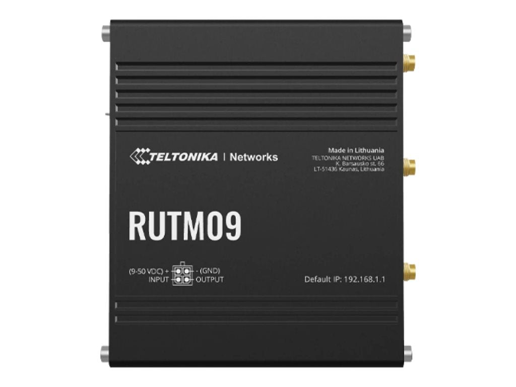 Vorderansicht des TELTONIKA NETWORKS RUTM09 Routers